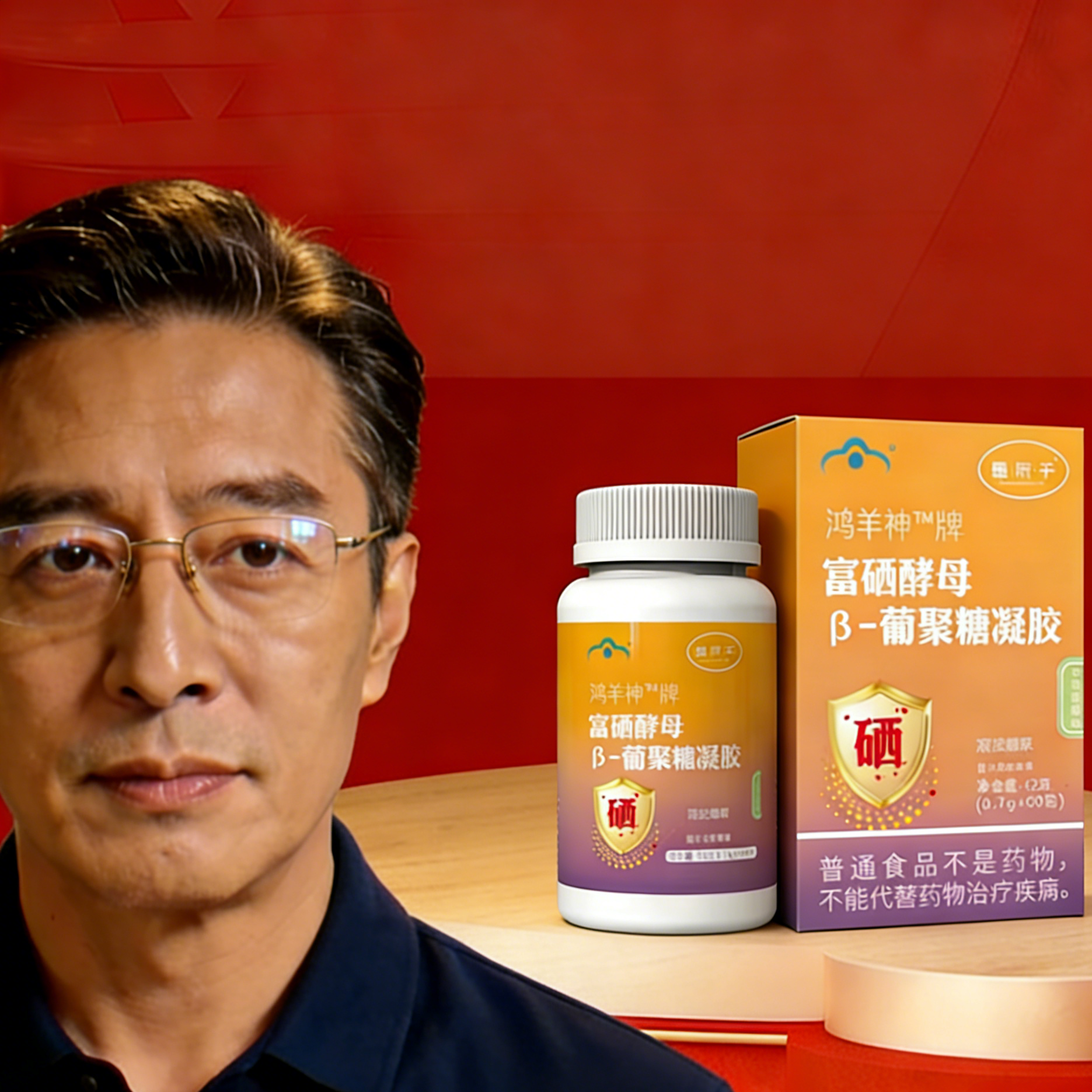 【免疫低下 建國親薦】富硒酵母β葡聚糖膠囊官方旗艦店正品甄選原料富硒膠囊防偽可查